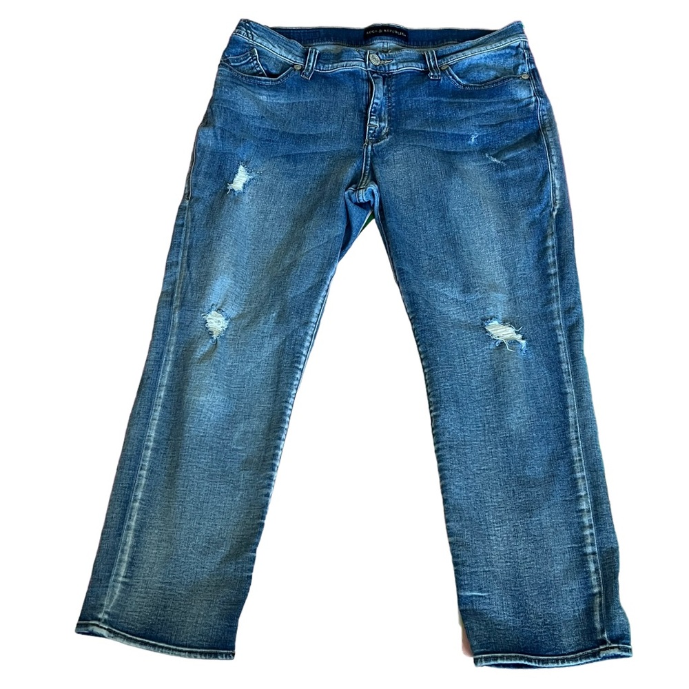 Rock Republic Women's Jeans Indee Distressed Size 14
